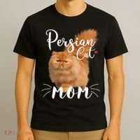 Womens Persian Cat Mom Female Cat Owner Persian Kitty T-Shirt thumb 3