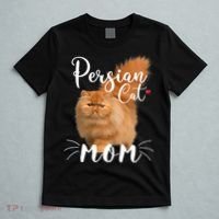 Womens Persian Cat Mom Female Cat Owner Persian Kitty T-Shirt thumb 5