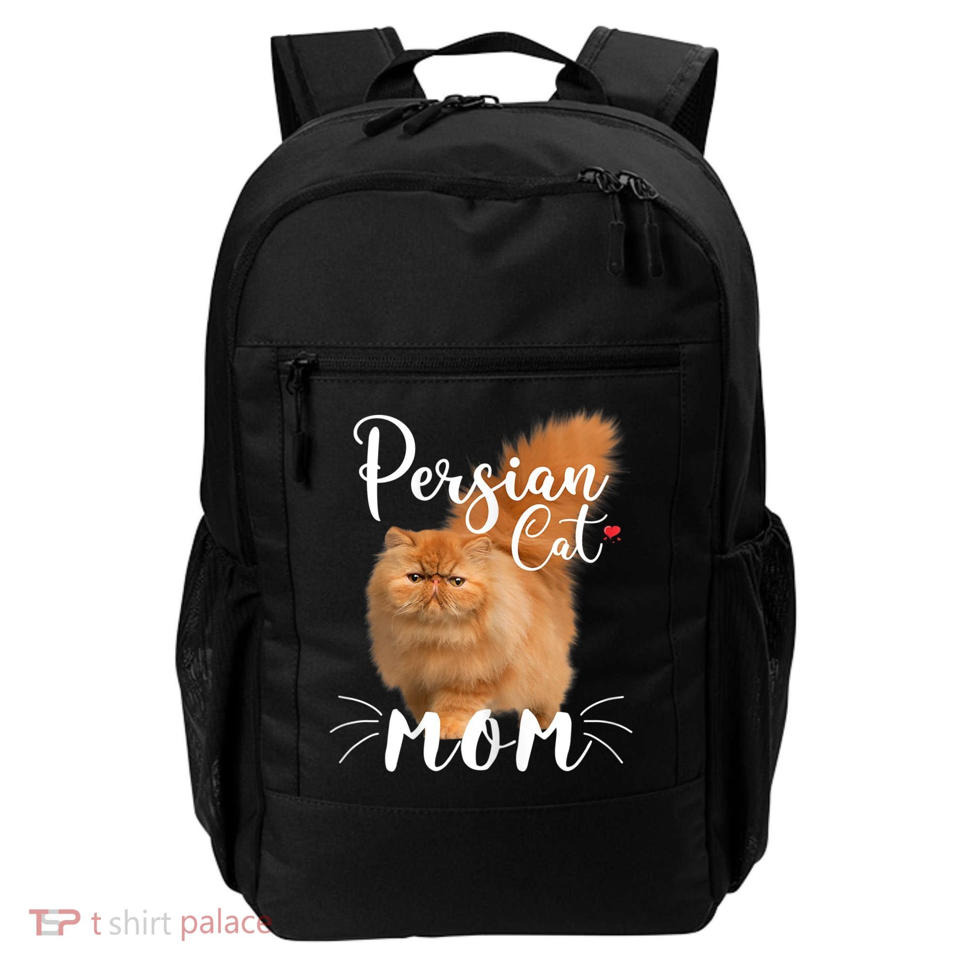 Womens Persian Cat Mom Female Cat Owner Persian Kitty Backpack