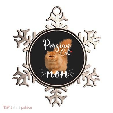 Womens Persian Cat Mom Female Cat Owner Persian Kitty Ornament