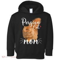Womens Persian Cat Mom Female Cat Owner Persian Kitty Toddler Hoodie thumb 0