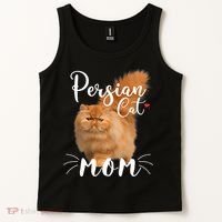 Womens Persian Cat Mom Female Cat Owner Persian Kitty Tank Top thumb 2