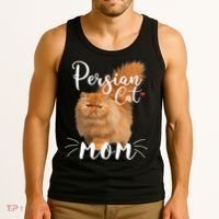 Womens Persian Cat Mom Female Cat Owner Persian Kitty Tank Top thumb 3