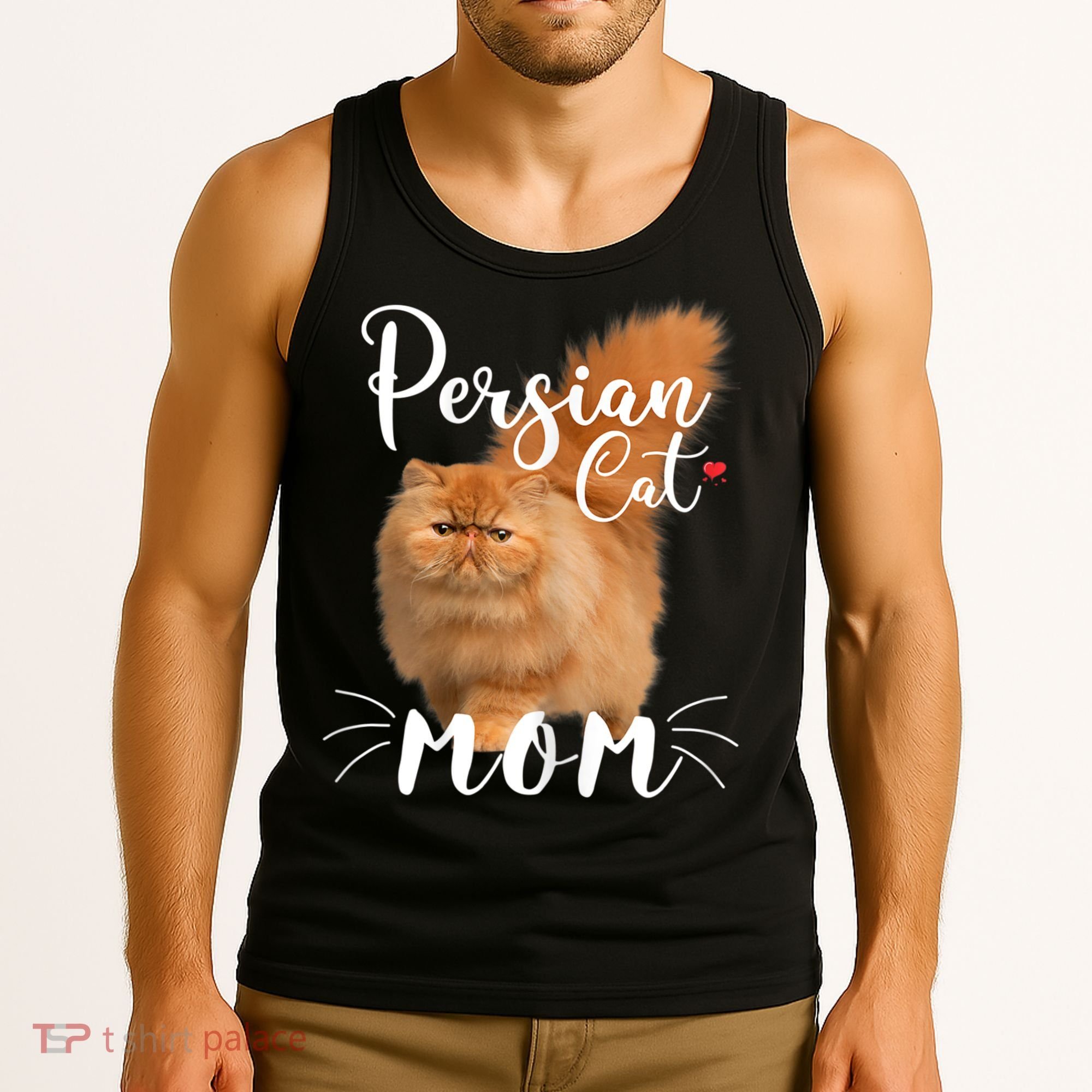 Womens Persian Cat Mom Female Cat Owner Persian Kitty Tank Top