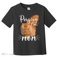 Womens Persian Cat Mom Female Cat Owner Persian Kitty Toddler T-Shirt thumb 0