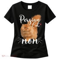 Womens Persian Cat Mom Female Cat Owner Persian Kitty Women's T-Shirt thumb 0