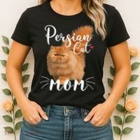 Womens Persian Cat Mom Female Cat Owner Persian Kitty Women's T-Shirt thumb 2
