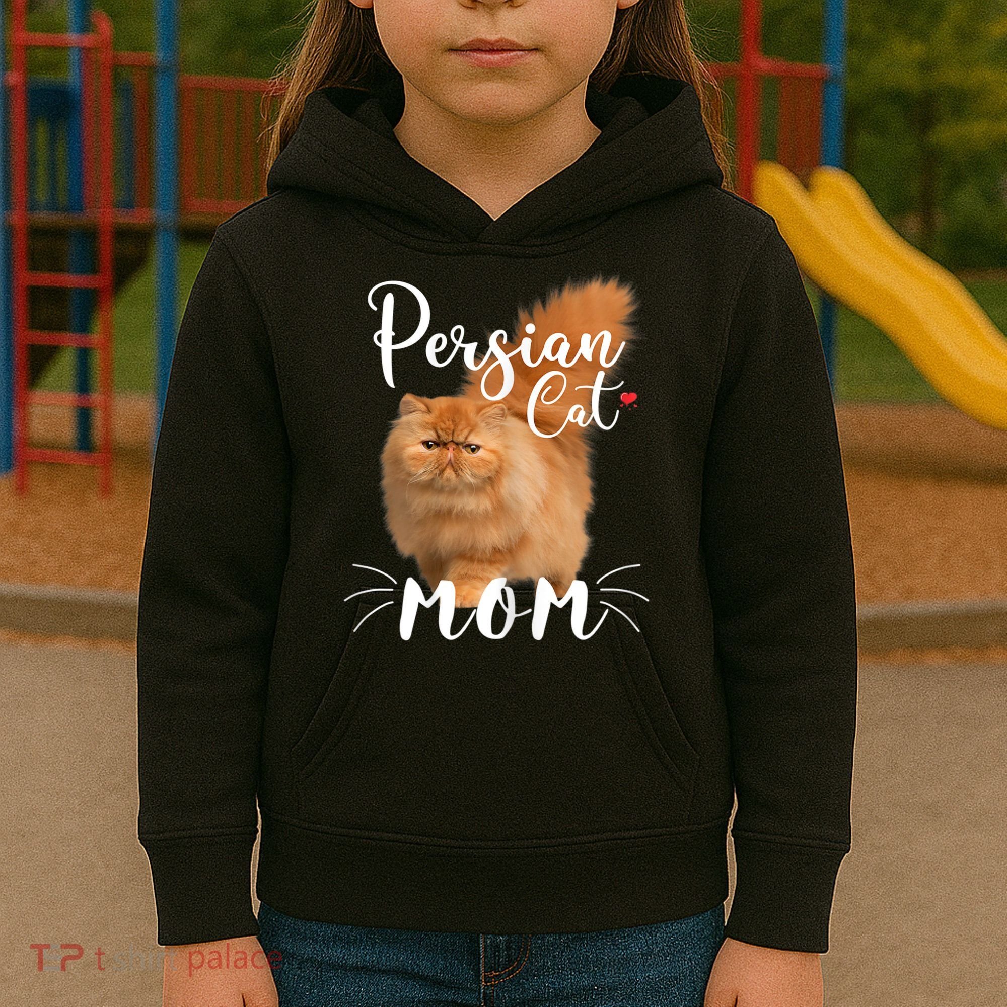 Womens Persian Cat Mom Female Cat Owner Persian Kitty Kids Hoodie