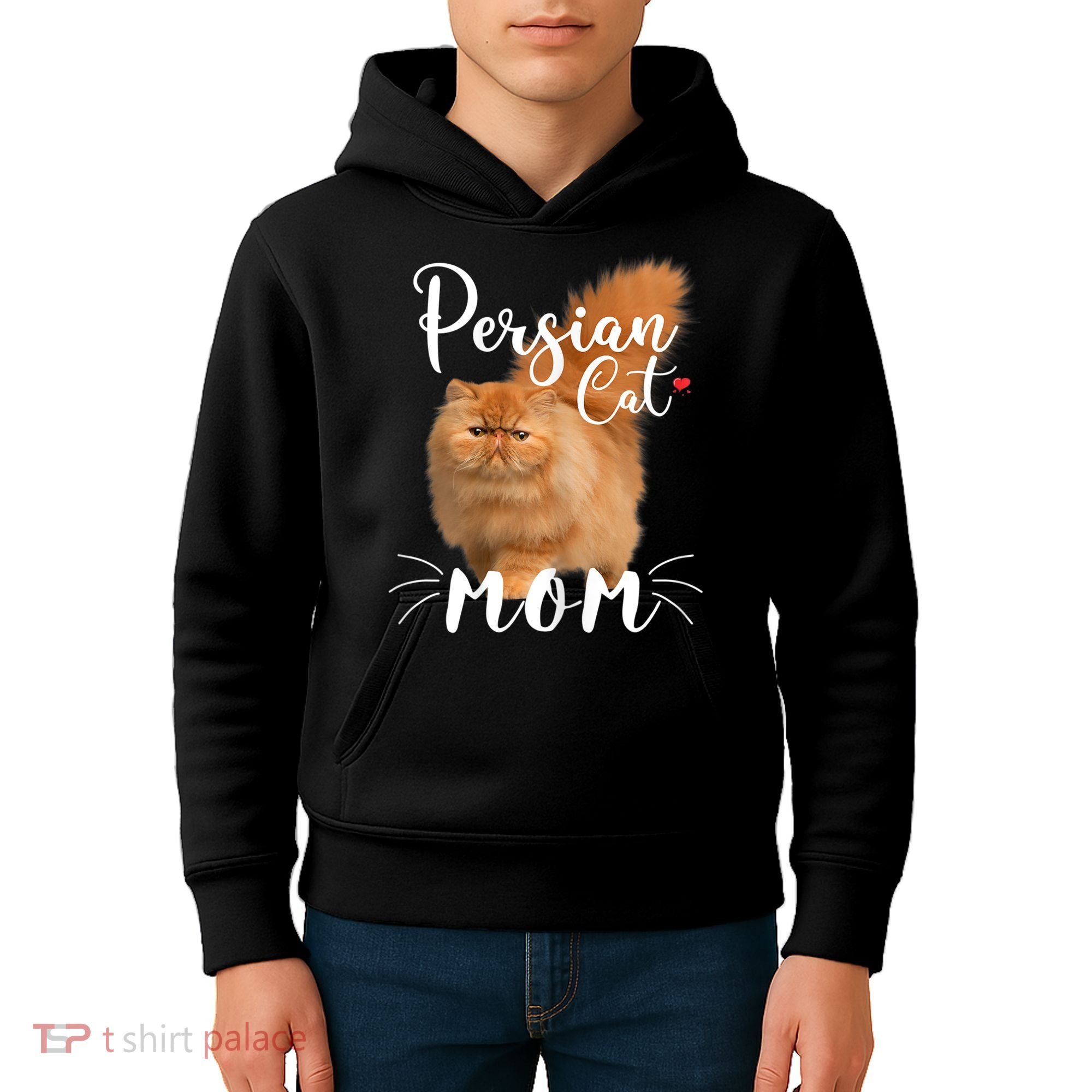 Womens Persian Cat Mom Female Cat Owner Persian Kitty Kids Hoodie