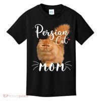 Womens Persian Cat Mom Female Cat Owner Persian Kitty Kids T-Shirt thumb 0