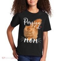 Womens Persian Cat Mom Female Cat Owner Persian Kitty Kids T-Shirt thumb 2