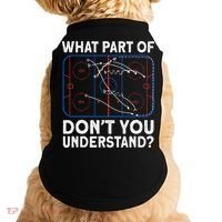 What Part Don't Understand Hockey Hockey Player Doggie Tank thumb 0