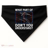 What Part Don't Understand Hockey Hockey Player USA-Made Doggie Bandana thumb 0
