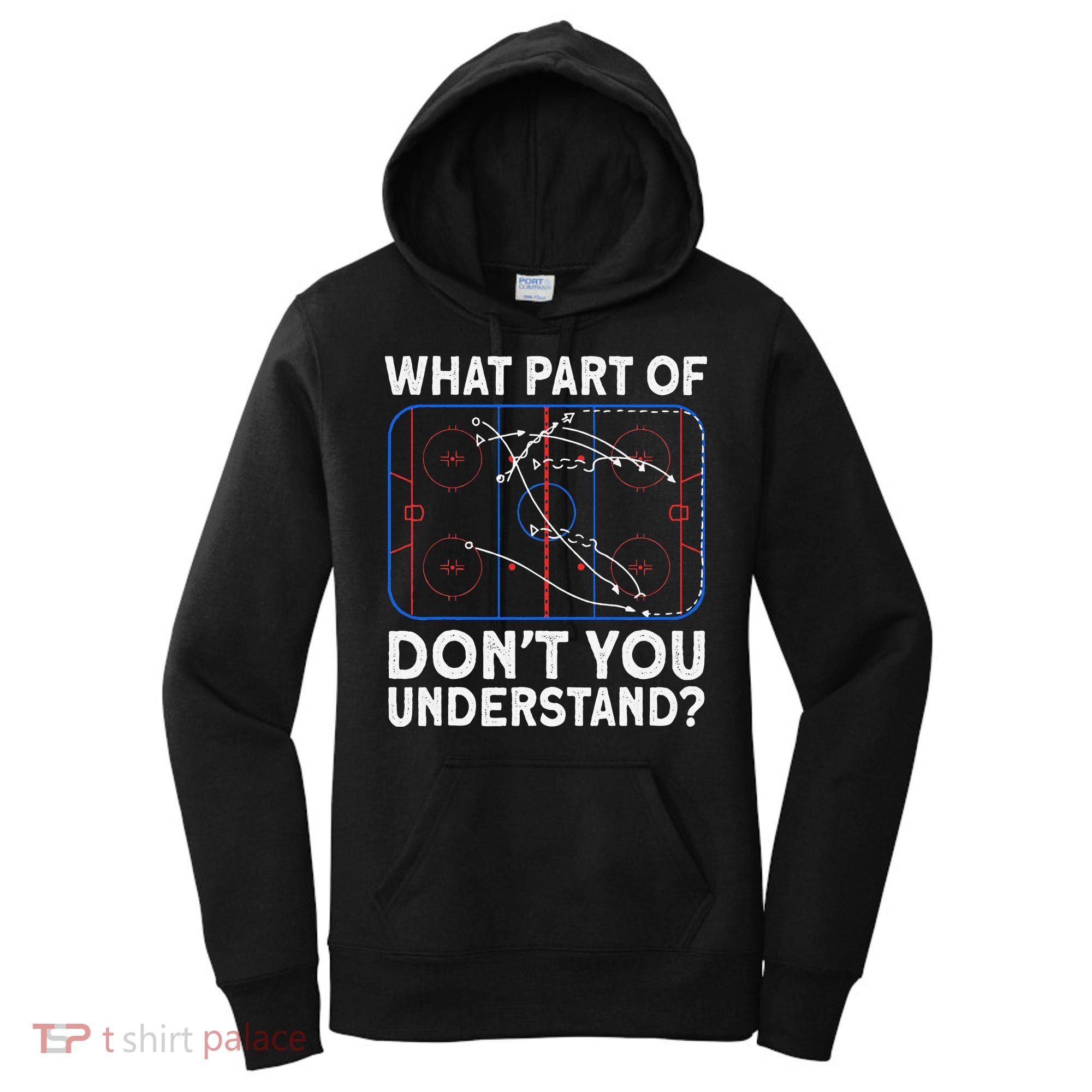 What Part Don't Understand Hockey Hockey Player Women's Hoodie