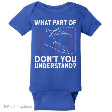 What Part Don't Understand Hockey Hockey Player Baby Bodysuit