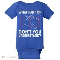 What Part Don't Understand Hockey Hockey Player Baby Bodysuit thumb 0