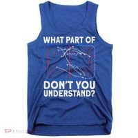 What Part Don't Understand Hockey Hockey Player Tank Top thumb 0