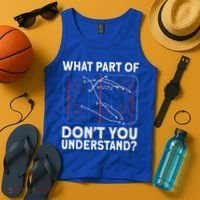 What Part Don't Understand Hockey Hockey Player Tank Top thumb 4