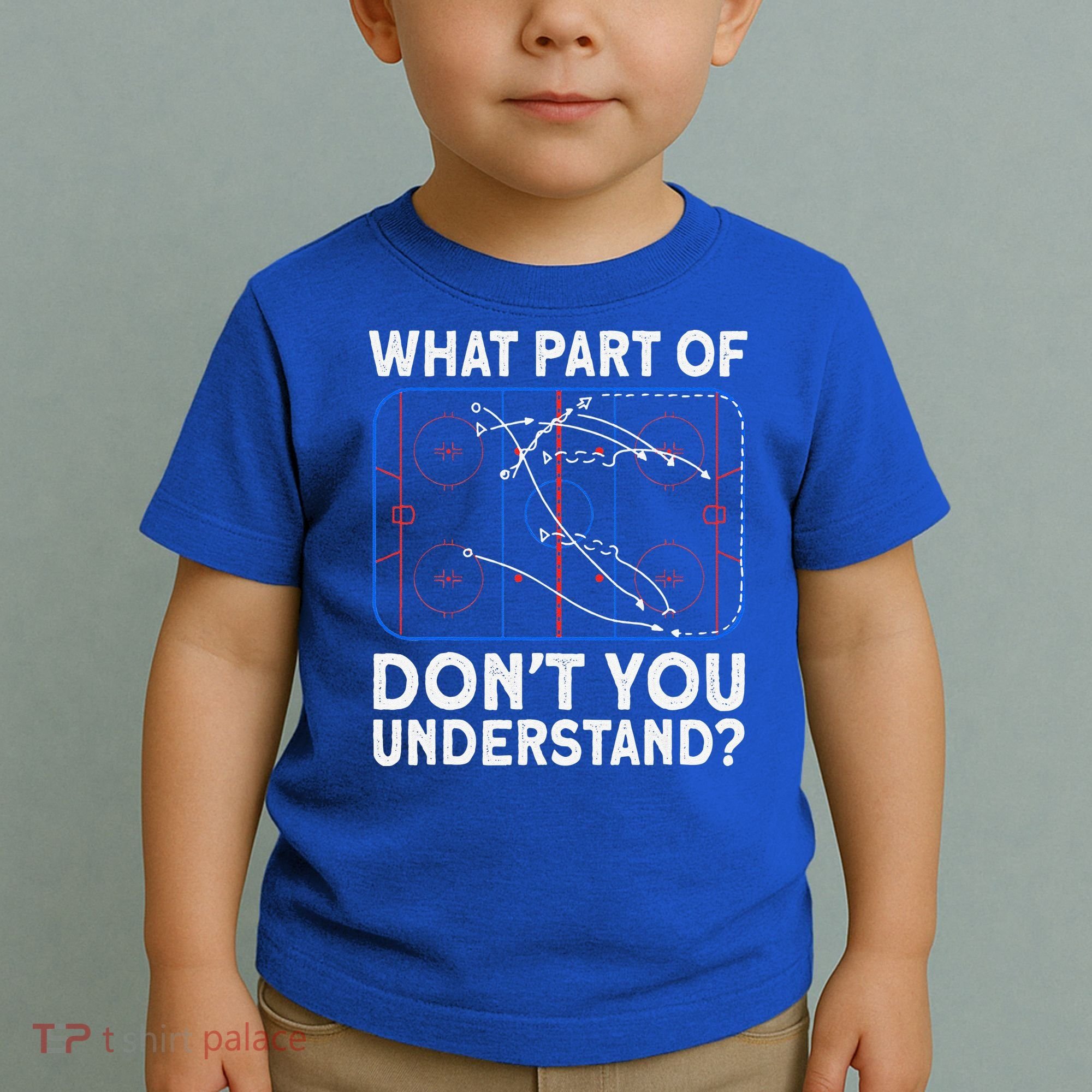 What Part Don't Understand Hockey Hockey Player Toddler T-Shirt
