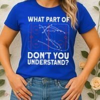 What Part Don't Understand Hockey Hockey Player Women's T-Shirt thumb 2