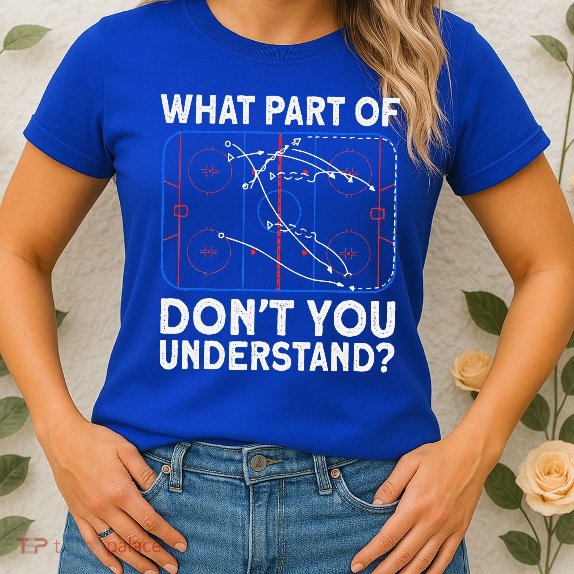 What Part Don't Understand Hockey Hockey Player Women's T-Shirt