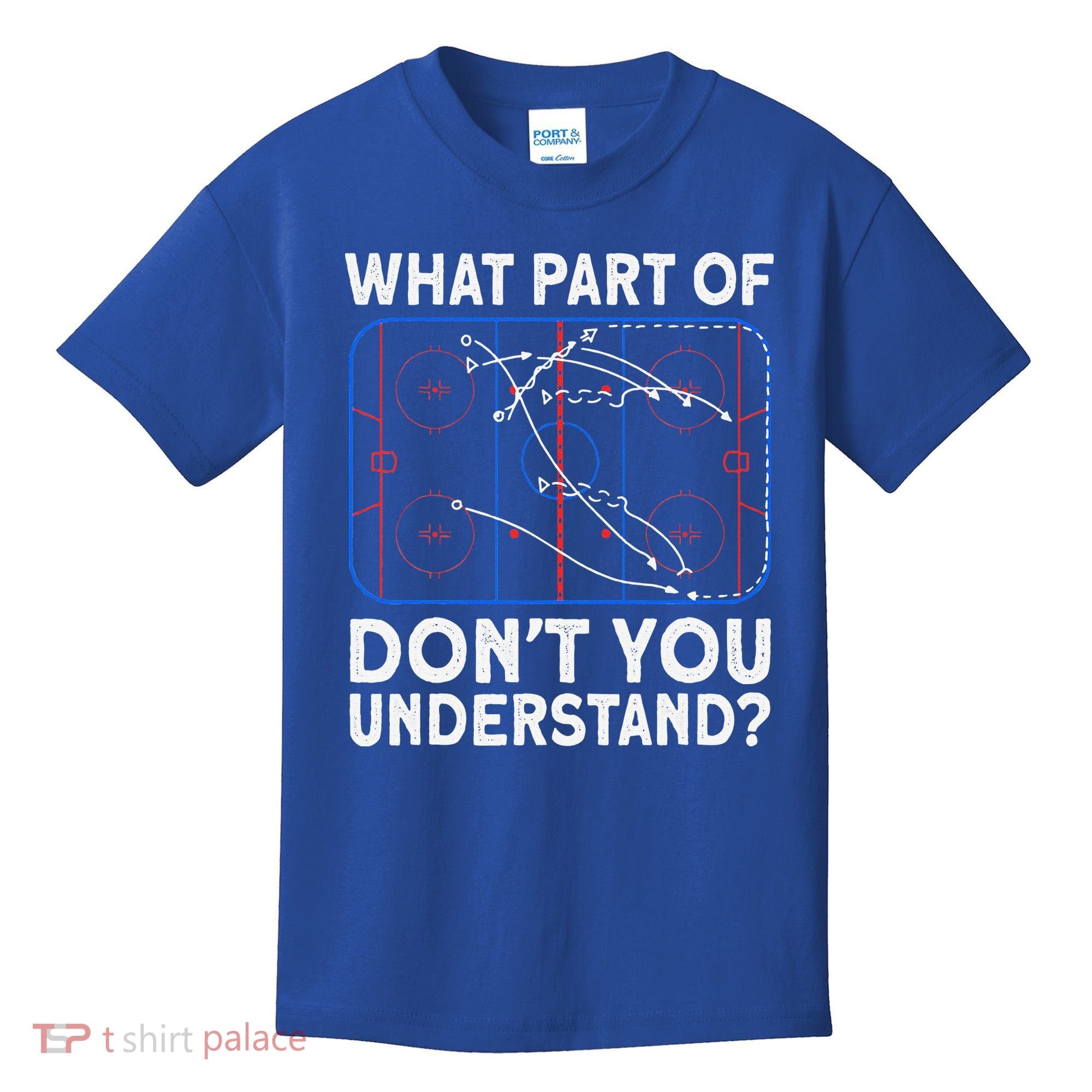 What Part Don't Understand Hockey Hockey Player Kids T-Shirt