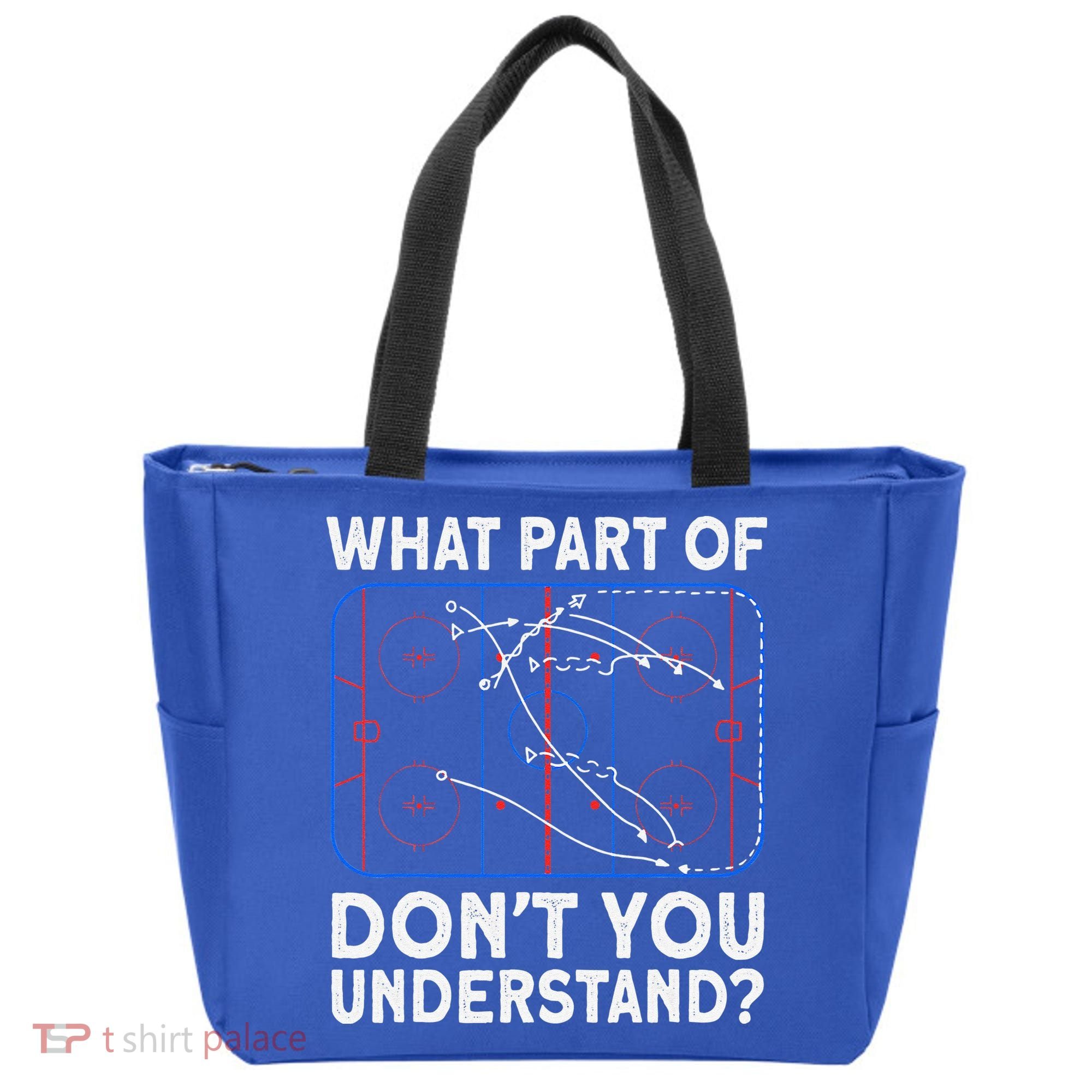 What Part Don't Understand Hockey Hockey Player Tote Bag