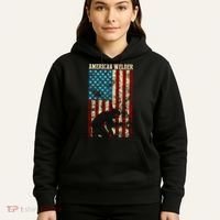 Welding Patriotic Distressed Usa American Flag Gift Welder Gift Hoodie thumb 5