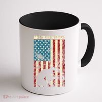 Welding Patriotic Distressed Usa American Flag Gift Welder Gift Coffee Mug thumb 1