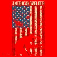 Welding Patriotic Distressed Usa American Flag Gift Welder Gift Santa Hat thumb 1