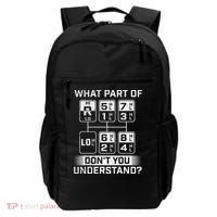 What Part DonT You Understand Trucker Semi Truck Driver Backpack thumb 0