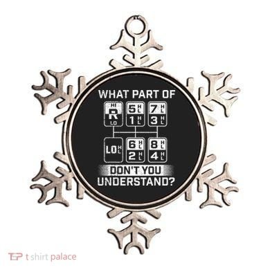 What Part DonT You Understand Trucker Semi Truck Driver Ornament