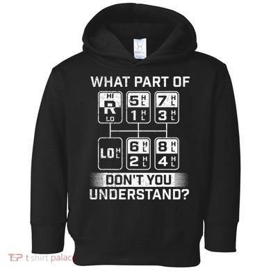 What Part DonT You Understand Trucker Semi Truck Driver Toddler Hoodie