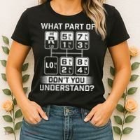 What Part DonT You Understand Trucker Semi Truck Driver Women's T-Shirt thumb 2