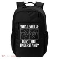 What Part Don't You Understand - Basketball Coach Backpack thumb 0