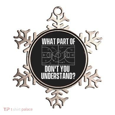What Part Don't You Understand - Basketball Coach Ornament