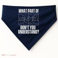 What Part Don't You Understand - Basketball Coach USA-Made Doggie Bandana thumb 0