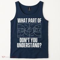 What Part Don't You Understand - Basketball Coach Tank Top thumb 2