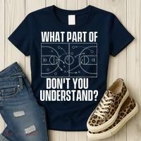 What Part Don't You Understand - Basketball Coach Women's T-Shirt thumb 3