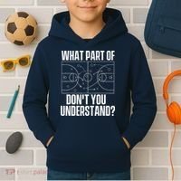 What Part Don't You Understand - Basketball Coach Kids Hoodie thumb 2
