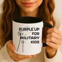 Wear Purple Dandelion Wishes Coffee Mug thumb 3