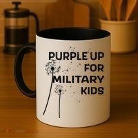 Wear Purple Dandelion Wishes Coffee Mug thumb 4