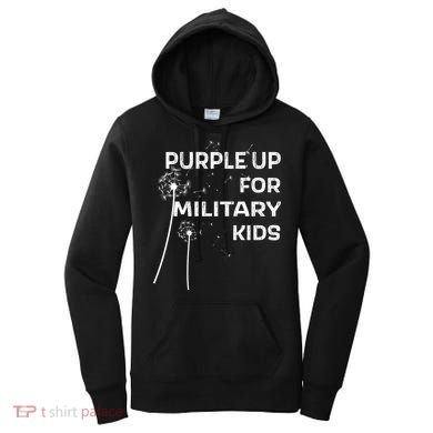 Wear Purple Dandelion Wishes Women's Hoodie