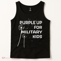 Wear Purple Dandelion Wishes Tank Top thumb 2