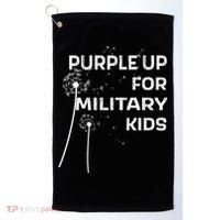 Wear Purple Dandelion Wishes Golf Towel thumb 0