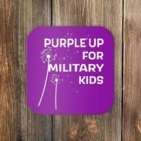 Wear Purple Dandelion Wishes Coaster thumb 0
