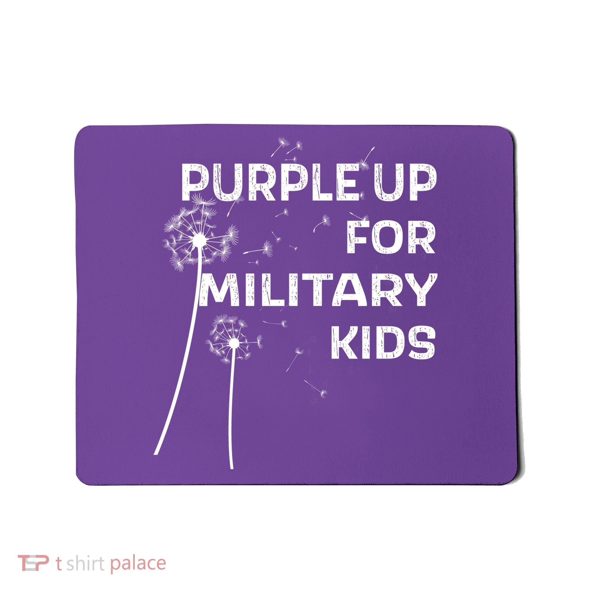 Wear Purple Dandelion Wishes Mousepad