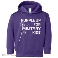 Wear Purple Dandelion Wishes Toddler Hoodie thumb 0