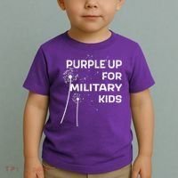Wear Purple Dandelion Wishes Toddler T-Shirt thumb 2