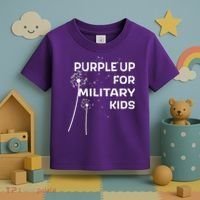 Wear Purple Dandelion Wishes Toddler T-Shirt thumb 3